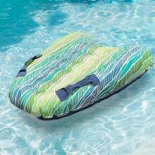 Aufblasbares, faltbares Schwimmboard mit Griff für Strand, Schwimmbad, Wassersport, Strandutensilien, Strandaccessoires - Verschiedenfarbig - Übersicht 11