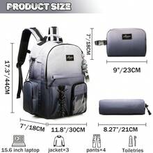 3PCS Kids Backpack Set With Multi-Pocket School Bag Lunch Box And Pencil Case Leather Design For Daily Use In Class Travel Back To School - View 3