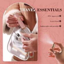 Travel Refillable Perfume Bottle, Leak-Proof 5ml Atomizer, Portable Luxurious Pocket Perfume Dispenser Pump Transfer Tool For Women Men Travel Accessories. - 粉色 - 查看 6
