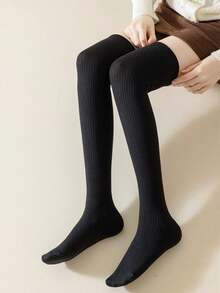 过膝长筒袜 女式过膝长筒袜 靴筒袜 高筒袜 日常穿着、角色扮演、舒适 - 彩色 - 查看 7