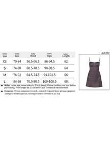 Women's Dots Print Mini Dress Sleeveless Spaghetti Strap A-Line Dress Summer Casual Dress - 棕色 - 查看 7