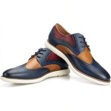 Men's Oxford Shoes Dress Shoes Men's Lightweight Lace-Up Fashion Shoes-20256688 - 多彩-05 - 查看 1