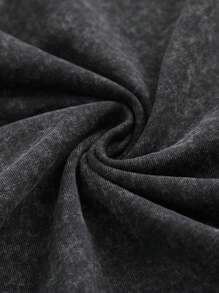 230G Washed Pure Cotton Men's T-Shirt – Vintage Cool Street Style Graphic Tee For Outdoor Sports | Loose Fit | Soft Knitted Fabric