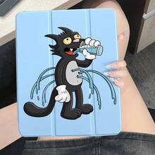 Creative Minimalist Style | Cute Ipad Case |Blue Ipad Case | Personalized Printed Design | Summer Style Ipad Case | Simple Anti Drop And Wear-Resistant IPad Tablet Cover (Birthday Gift, Holiday Gift, Surprise Gift For Friends, Family, Girlfriends, Boyfriends) - Baby Blue - View 7
