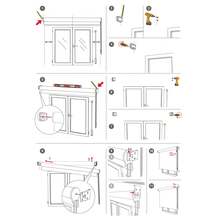 Well Home 純色半透明捲簾 - 淺棕色，180 x 160公分（寬 x 長）/布料尺寸 177 x 155厘米 - 棕色 - 查看 4