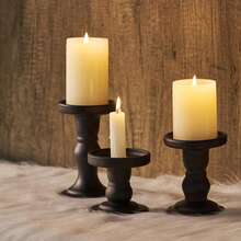 法式怀旧花卉树脂烛台古铜色/家具装饰/复古摆件烛台，适合母亲节、生日、返校季、毕业季和婚礼季的优质家居装饰摆件