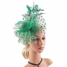 Butterfly Derby Hat - Classic Cocktail Tea Party Headband Hats With Hair Clip, 1920s Fascinators For Women Vintage Bridal Wedding Headpiece, Hair Band, Hair Hoop, Autumn