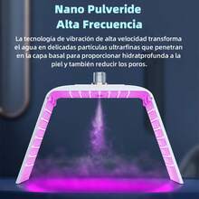 KINGSTEAM Espectrógrafo de Sprays Plegable y Ligero en Siete Colores, con Gafas de Protección Incluidas, Portátil - Blanco - Tipo de Enchufe A USA (110-127V) - Ver 5