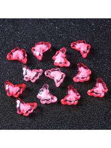 30pcs Unique Transparent Golden Butterfly Beads For Handmade Jewelry Making And DIY Crafts - 1 - View 10