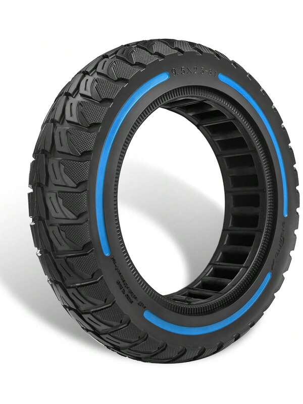 GLDYTIMES GLDYTIMES﻿ 9.5x2.50 Inch KQi3 Pro Tire, 9.5x2.5-6.1 Solid Tire Fit For NIU KQi3 Pro/Max/Sport Electric Scooter, 9.5" Front Rear Tire, Puncture-Free, Anti-Skid, Shockproof (Blue 1Pc)