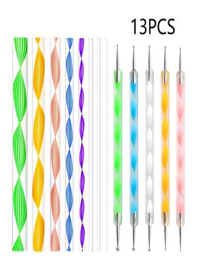 13Pcs Premium Mandala Dotting Pen Set - Acrylic Pro Tools, Multicolor Round Dot Stylus For Rock/Ceramic/Pottery & Graffiti, All-Season Crafting - Top Bestseller Must-Have Hot New Arrivals!