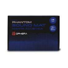 Manta Acústica Ophera SoundMat 10 folhas 460x800mm – Espuma+borracha 4,5 mm, isolamento acústico automotivo premium - Preto - Visão 8