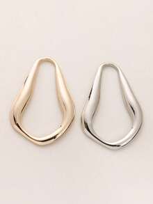 1 chiếc kẹp khăn trùm đầu hijab cỡ lớn bằng kim loại không đối xứng thiết kế riêng cho nữ dùng để mặc hàng ngày cho trang phục - Vòng khăn quàng cổ - Xem 9