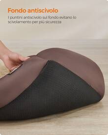 Pet Bed & Crate Mat - Coffee Brown and Beige - View 2