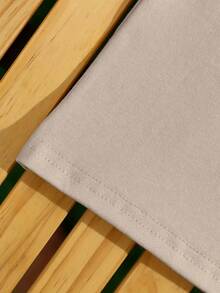 100% Cotton T-Shirt Women's Short-Sleeved T-Shirts, Western Cowboy Pattern T-Shirts, Cowboy Vintage T-Shirts - Màu be - Xem 4