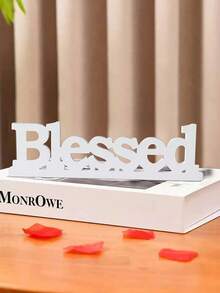 1pc Inspirational Home Decoration Farmhouse Dining Table Home Decoration Home Living Room Office Center Ornaments, With Modern Style And Creativity In Craftsmanship Design, Simple Desktop Decorations. - BLESS - View 2