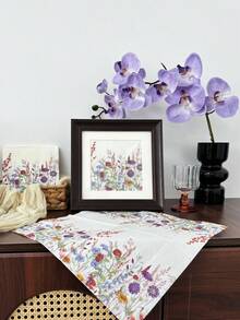 20pcs/Set Spring Floral Printed Disposable Paper Napkins, 13*13inch, Suitable For Wedding, Tea Party, Birthday, Parties, Home Decor, Restaurant, Kitchen, Party Supplies, Made Of Virgin Wood Pulp - Multicolor - View 10