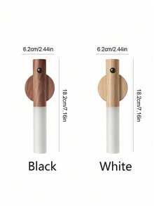 1 pieza Luz decorativa nocturna inalámbrica LED recargable por USB con sensor magnético, adecuada para escaleras, armarios, pasillos y otros escenarios - Multicolor - Ver 6