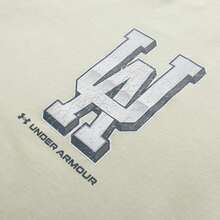 Under Armour Áo thun ngắn tay Collegiate LC OS, mềm mại và thoáng khí, thích hợp cho nữ tập luyện thể thao. - Chồn trắng xám - Xem 4