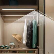 Smart LED Cabinet Lights (4Pack), Motion Sensor, 11.8inch Aluminum Shell, 54 LEDS, Adjust Light Color, Magnetic Install, USB Charging. Suitable For Closet, Cabinet, And Stair Lighting Room Decor. - White/warm - 查看 9