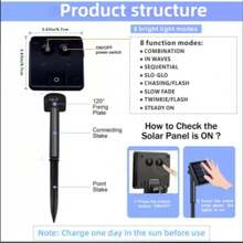 [20pcs Solar Mushroom] 20pcs Solar Mushroom Light Colorful Mushrooms, Easy To Install, Outdoor Garden With Patio Decoration, 8 Flashing Modes