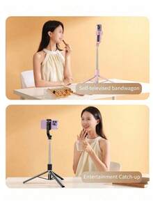 Selfiestick & Tripod Head - Black - View 5