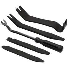 5 Stücke Auto Innenraum Demontage-Set, Kunststoff Verkleidungs-Entfernungswerkzeug, Autoclips-Abzieher, DIY Tafel Werkzeuge für Auto Verkleidungs-Abzieh-Set