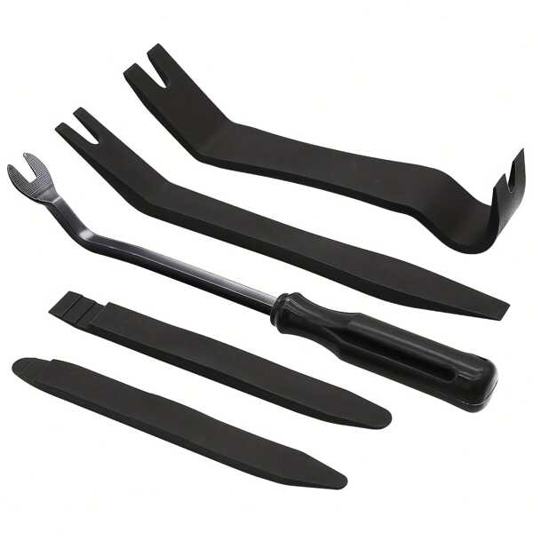 5 Stücke Auto Innenraum Demontage-Set, Kunststoff Verkleidungs-Entfernungswerkzeug, Autoclips-Abzieher, DIY Tafel Werkzeuge für Auto Verkleidungs-Abzieh-Set