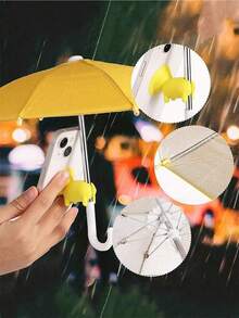 Phone Umbrella For Sun Shade With Suction Cup Stand, Phone Umbrella For Sun Shade, Cell Phone Umbrella Sun Shade, For Phone With Piggy Suction Cup, Suction Cup Stand, Mobile Phone Holder With Universal Adjustable Glare Blocking For Outdoor, For Outdoor, For Cell Phones, Kindle,Pad,Smartphone, Navigator Blocking Glare Anti-Reflection, Travel Essentials, Summer, Summer Essentials, Back To School Supplies. - Multicolor - View 5