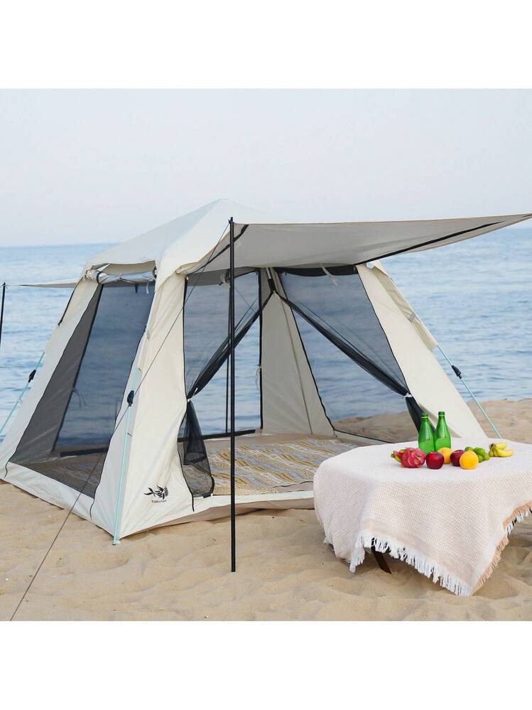 Amflip Tenda da Campeggio Automatica per 1 uomini Persone Istantanea Pop Up, Doppia Porta, Antivento e impermeabile, Tenda Interna ed Esterna 2 in 1 per Campeggio
