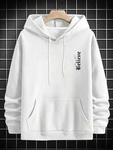 Sweatshirt Cold Weather Printed Blouse Believe Statue And Writings Graffiti Blouse - trắng - Xem 2