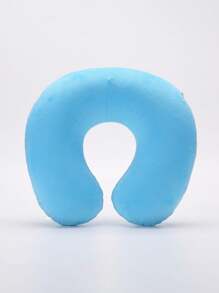 1 Almohada de viaje, Almohada de cuello, Almohada de avión, Viaje en coche, Almohada de cuello de oficina en casa, Botón a presión con funda suave, Almohada de cuello en forma de U, Almohada portátil para estudiantes y adultos, Soporta el cuello y protege la columna cervical cuando se estudia, Almohada inflable en forma de U para viajes, Almohada inflable para avión