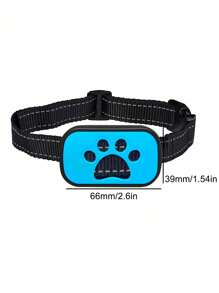 新款宠物止吠项圈，智能自动识别训练狗狗，电击止吠，可充电止吠项圈，人性化设计，操作简便，可调节尺寸，适合中小型宠物，狗狗用品