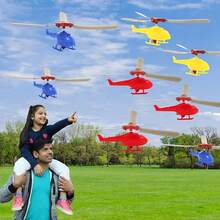 1/5/10/20/48pcs Airplane Toys, Helicopter Flying Toys, 360° Rotating Helicopter Airplane Toys, Suitable For Boys And Girls, Bulk Toys, Party Favors, Classroom Prizes, Piñata Fillers, Gift Bag Stuffers, Assorted Styles And Colors