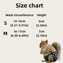 New Squirrel Pattern Reusable Baby Diaper Nappies, Absorbent Potty Training Pants For Small Pets, Outdoor Use - Multicolor - View 2