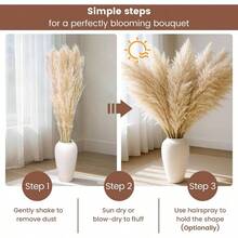 16PCS 40 Inch Fluffy Dried Pampas Grass Decor, Tall Ige Artcial Plants Boho Decor For Floor Vase Droom S Baby Shower Farmhouse Decoration