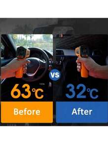 Parasol para coche, cortina de parasol tipo paraguas para coche, tablero protector de aislamiento térmico, tablero protector frontal para coche, tablero de estacionamiento para coche