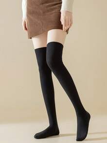 过膝长筒袜 女式过膝长筒袜 靴筒袜 高筒袜 日常穿着、角色扮演、舒适 - 彩色 - 查看 8