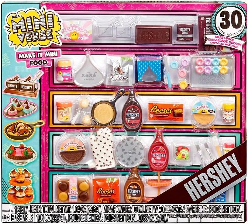 Make It Mini Food Hershey Multipack Mini Collectibles, DIY, Resin Play, Replica Food, NOT Edible, Collectors, 8+,7267463 - Rust Brown - View 1
