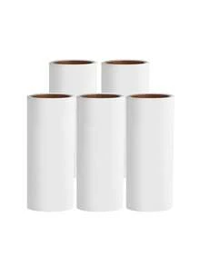 175 Sheets Pet Hair Remover Roller Refill Paper, Home Cleaning Sticky Adhesive Tape, Diagonal Tear Dog/Cat Hair Removal Tool For Pet Furs, Sofa, Clothes, Furniture And Carpet - 5 pieces of replacement cores (175 photos) - View 16