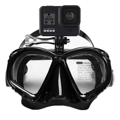 JoyMaySun Máscara de Buceo Profesional para Cámara Subacuática Gafas de Natación Snorkel Equipo de Buceo Soporte para Cámara para Go Pro