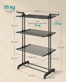 Drying Rack - 黑色 - 查看 6