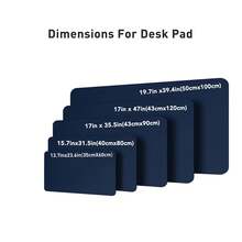 Tấm lót bàn bằng da, Tấm lót chuột cỡ lớn, Tấm lót bàn chống trượt, Tấm bảo vệ bàn bằng da PU chống thấm nước, Tấm lót bàn bằng da PU + bề mặt nhung chống trượt chống chói, Thích hợp cho văn phòng và gia đình (80 X 40 Cm, Xanh đậm), Có nhiều màu, Đồ dùng học tập, Tấm lót chuột chơi game trở lại trường Phụ kiện bàn làm việc Đồ dùng văn phòng Phụ kiện bàn làm việc Bàn di chuột Bàn di chuột cho bàn làm việc - Nhiều màu - Xem 11