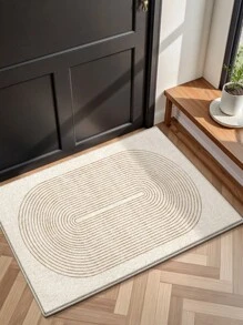 DAJIANG 1件装加厚绒面防滑底舒适地垫，适用于玄关、走廊、厨房等场所，可机洗，易于清洁，家居装饰，玄关装饰，浴室装饰，厨房地毯