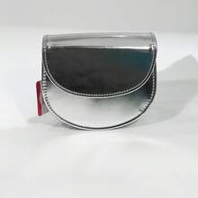 Metallic Crossbody Bag - 銀色 - 查看 5