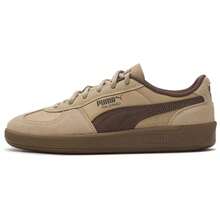 Puma Zapatillas de lona con amortiguación de impactos Palermo Pop de corte bajo para hombres y mujeres, zapatos casuales ideales para viajes 403257 - Almendra tostada marrón - Ver 2
