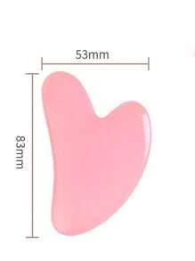 1pc Gua Sha Board, Acrylic Resin Body Massage Tool, Heart-Shaped Spa Wax Scraper Skin Care Tool, Anti-Wrinkle,Beauty,Skin Care Products,Spa,Self Care,Skin Care Tools,Face Care,Esthetician Supplies,Massage,Face Massage Tool,Face Roller