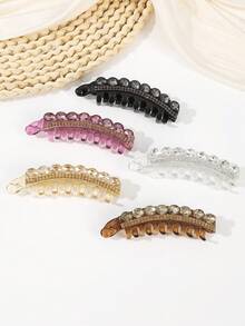 1pc Extra Large Banana Clip Hair Claw Clip For Thick Hair, Claw Clips, Hair Claws, Clips For Hair, Hair Slide, Hair Barrettes, School Stuff - Multicolor - View 11