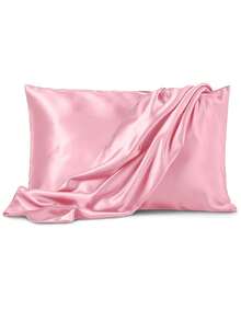 9件套缎面睡眠套装 | 比丝绸更柔软的枕套和眼罩套装 - 包括1个缎面枕套、1个缎面睡帽、2个缎面发圈、4个发夹和1把头发柔顺梳 - 彩色 - 查看 20