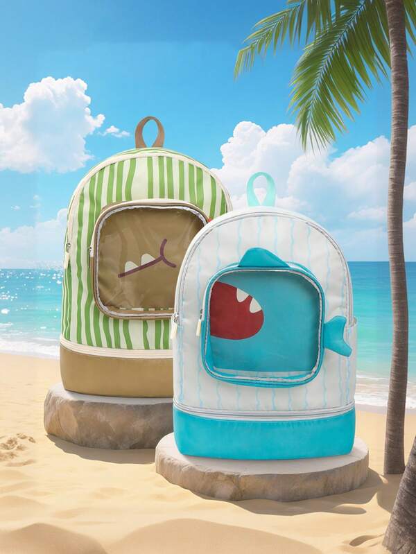 Sac à dos à cordon coulissant pour enfants - Sac polyvalent pour la gym, la danse, la plage et la natation pour garçons et filles avec séparation mouillé/sec - Cadeau de voyage idéal pour l'été ! - Rentrée scolaire !